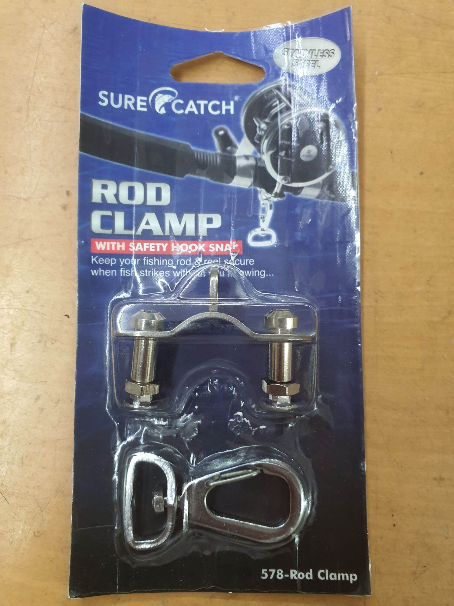 SURECATCH STAINLESS STEEL ROD CLAMP