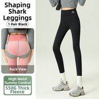 LangSha | Thermal Fluffy Thickened High Waist Tummy Control Yoga Pants