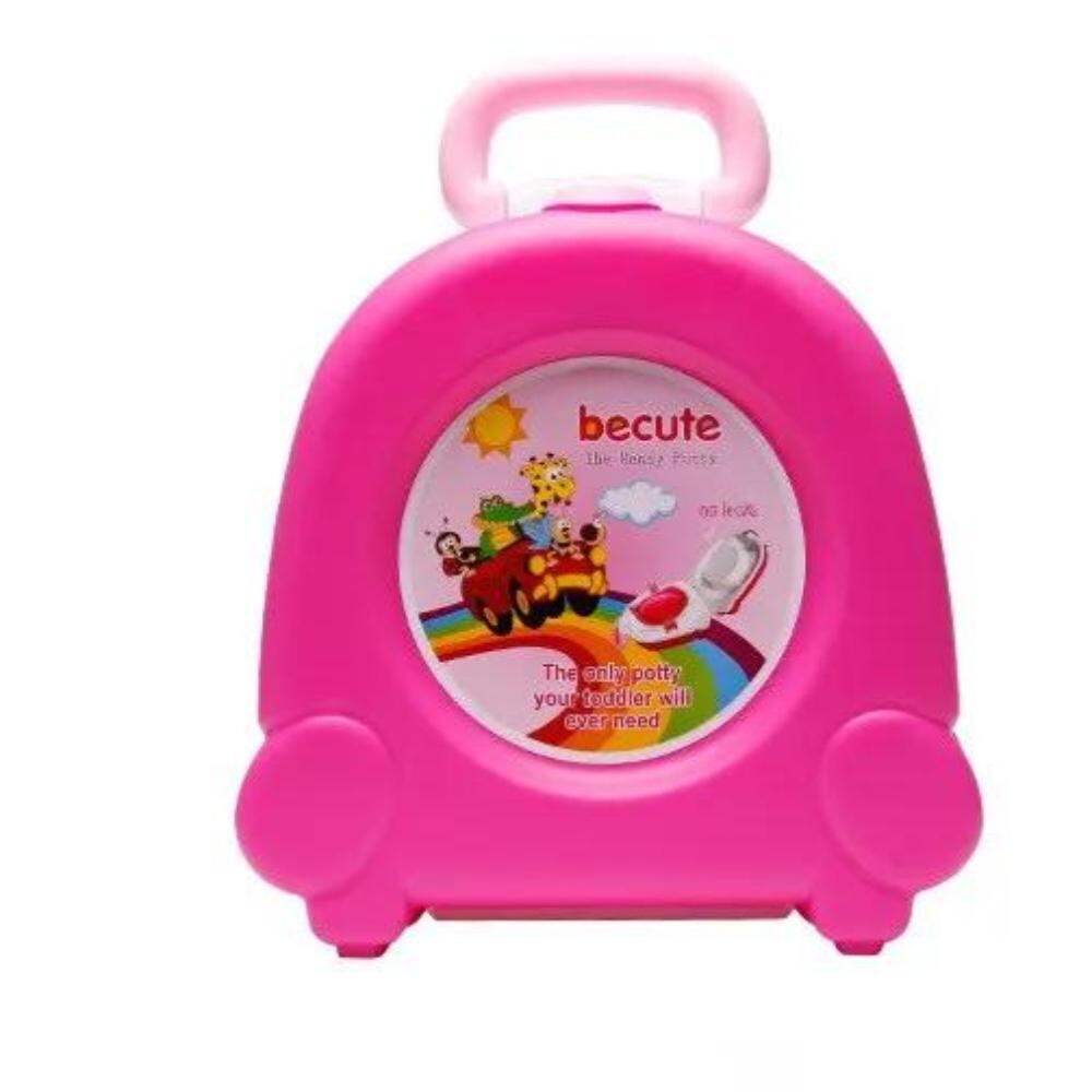 Foldable Travel Potty Seat for Kids Portable Potty Training Toilet with Cartoon Pattern Covers for Camping Car Outdoor Use