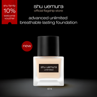 shu uemura foundation advanced unlimited fluid lumi matte spf 24 pa+++ for long lasting makeup 35ml
