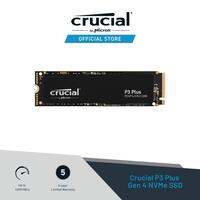 Crucial ssd P3 Plus PCIe4.0 500 1T 2TGB3D NAND NVMe M.2 SSD - CT4000P3PSSD8 (3Yrs Crucial  Warranty)