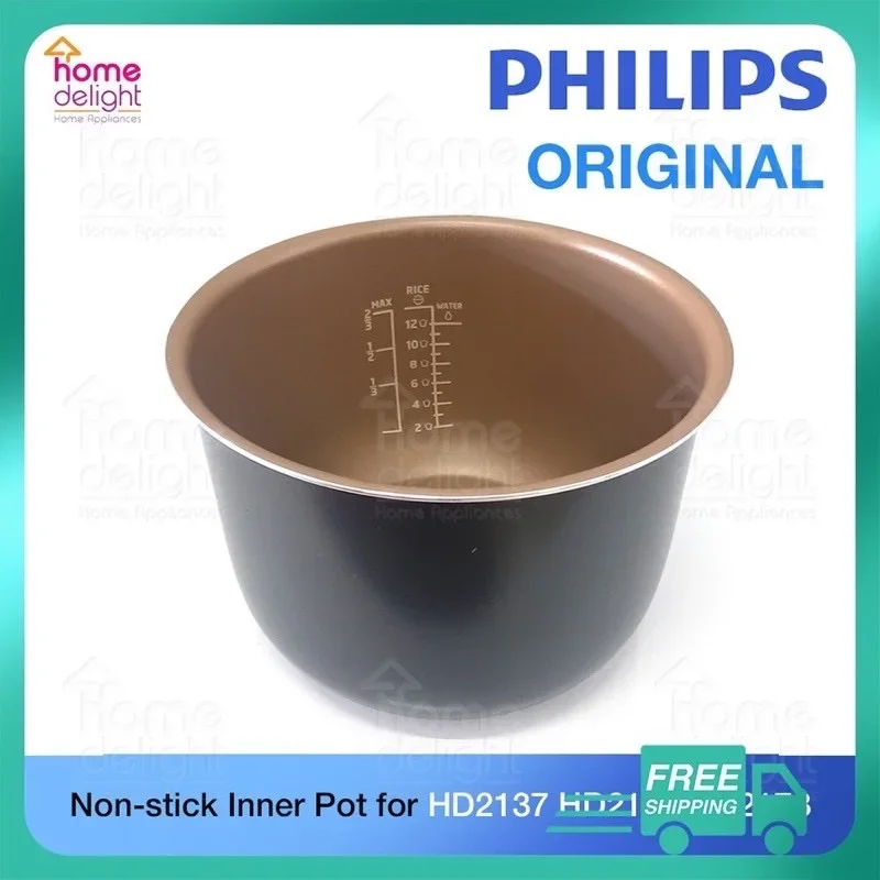 Philips Durable And Non-Stick Inner Pot For Pressure Cooker HD2137 HD2139 HD2178 (ORIGINAL)