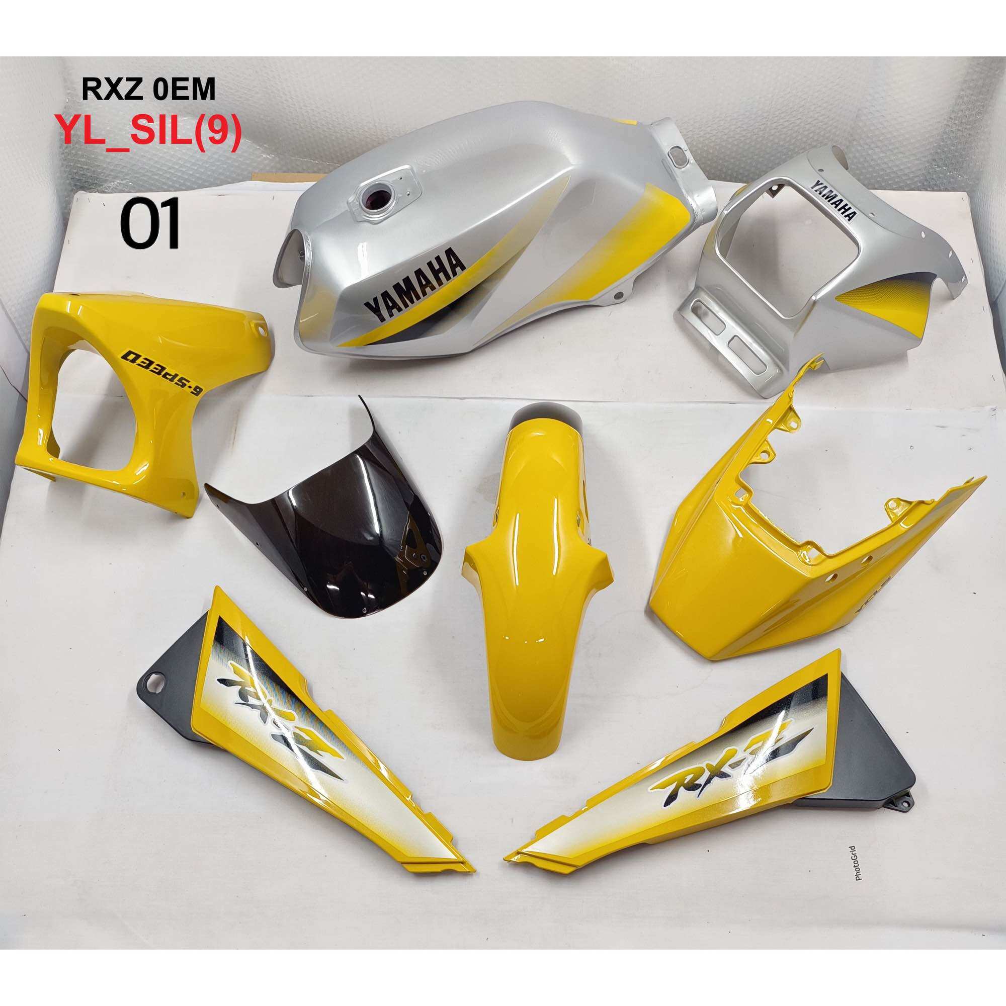Yellow Rxz YAMAHA RXZ 5 SPEED BODY COVER SET OEM ( STICKER TANAM ) RED BLUE GREEN ...