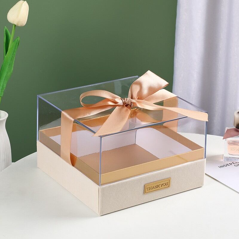 Acrylic Gift Box Transparent Wedding Candy Box Best Man And Maid of Honor Return Gift Souvenir Box Birthday Present Box