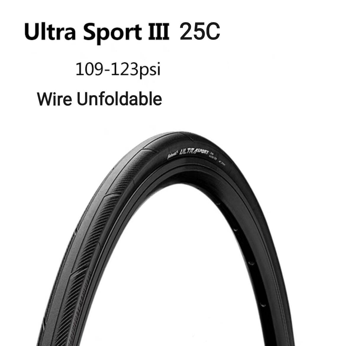 Continental Ultra Sport 3 lll 700X23C 25C Road Bike Foldable Tires Lazada
