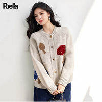 puella | Fashion Cute Mushroom Open Cardigan Sweater