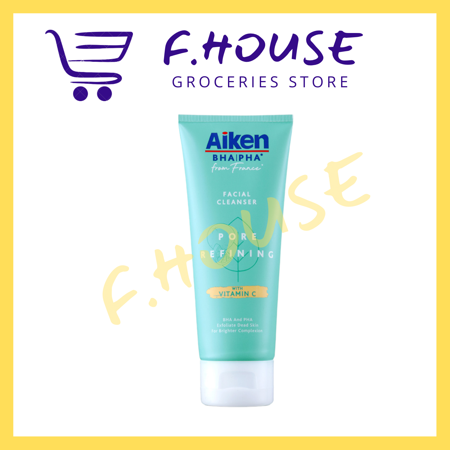 Aiken Bha Pha Pore Refine Cleanser (100g) | Lazada