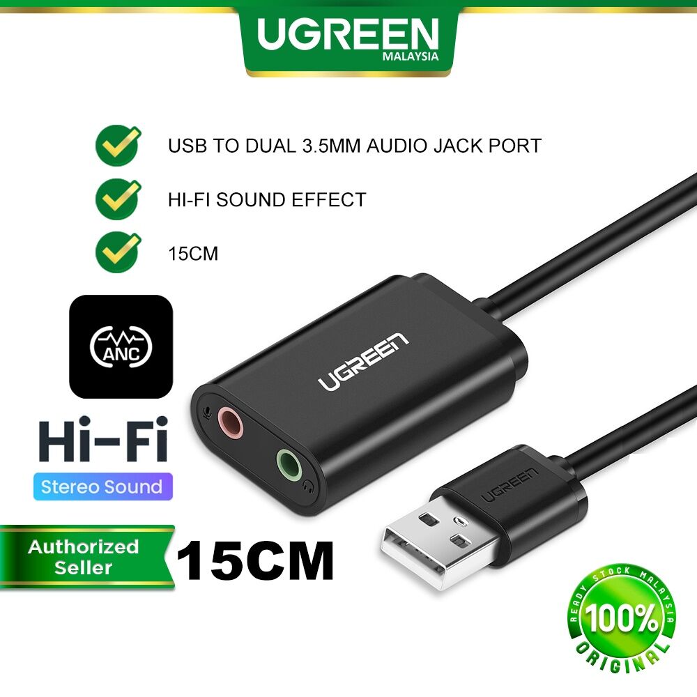 Ugreen USB to 3.5mm Headphone Audio Adapter – UGREEN