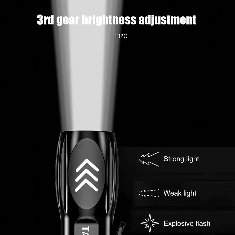 Mini Portable Torchlight Chargeable Mini Torchlight Led Flashlight Rechargeable Torchlight Sport Lampu Suluh Kecil. 