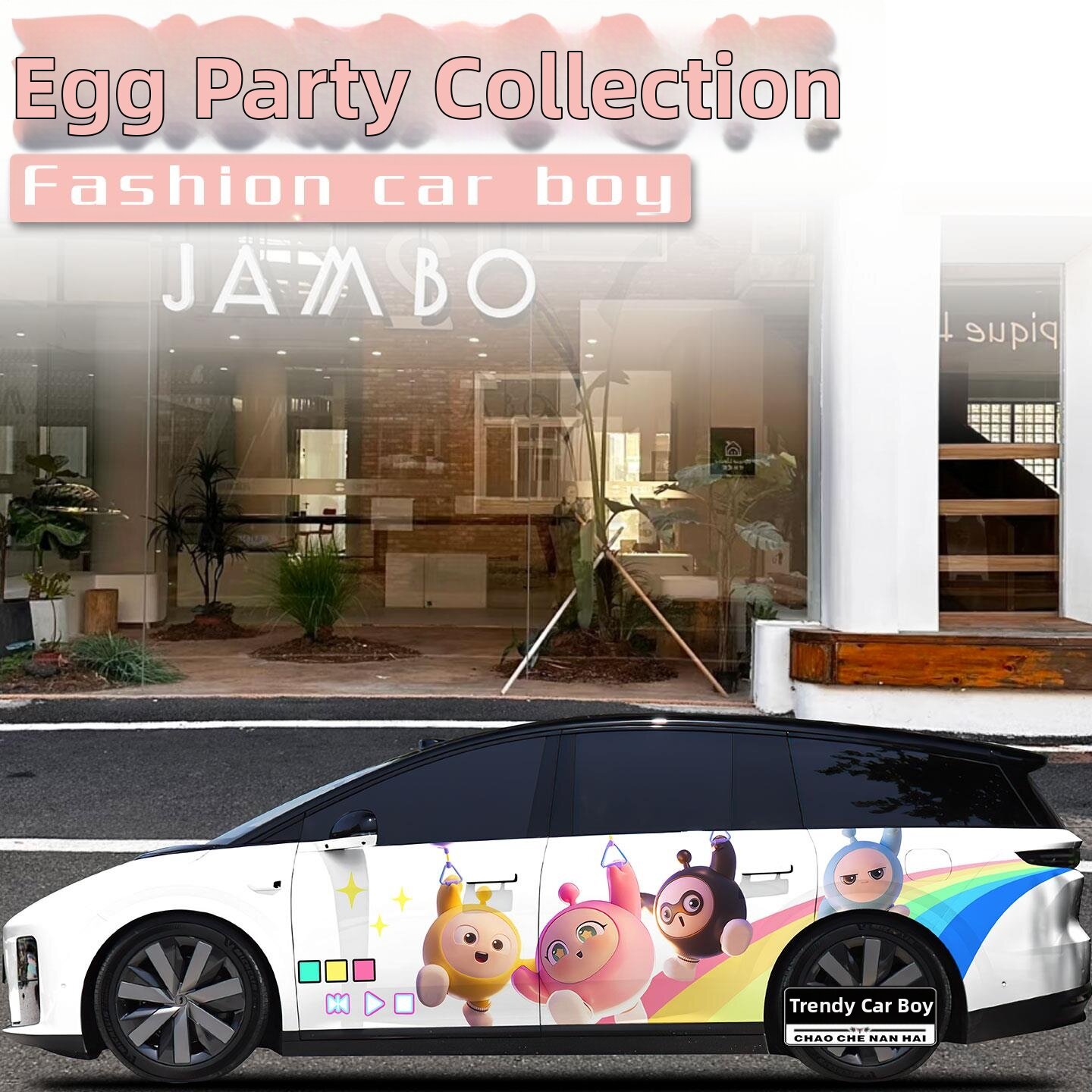 CANJING | Cartoon Customized Car Stickers Harga 416 Ringgit*Penghantaran Percuma