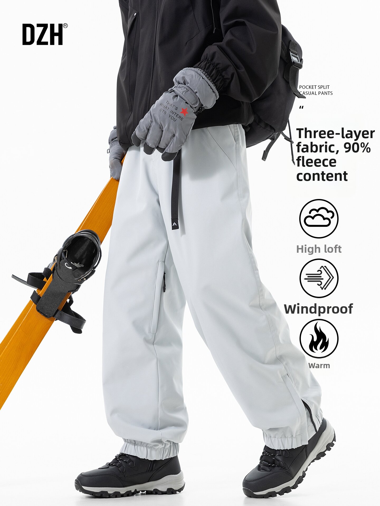 DZH | Extreme Cold Resistant Winter Down Trousers Harga 267 Ringgit*Penghantaran Percuma