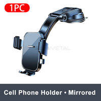 SEAMETAL Car Phone Holder  Dashboard Suction Cup Phone Mount Stand 360° Rotating Adjustment Car Phone Bracket Pemegang telefon kereta