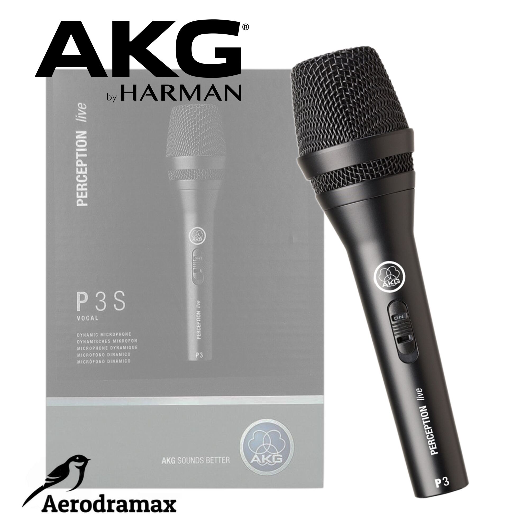AKG P3S VOCAL DYNAMIC MICROPHONE | Lazada