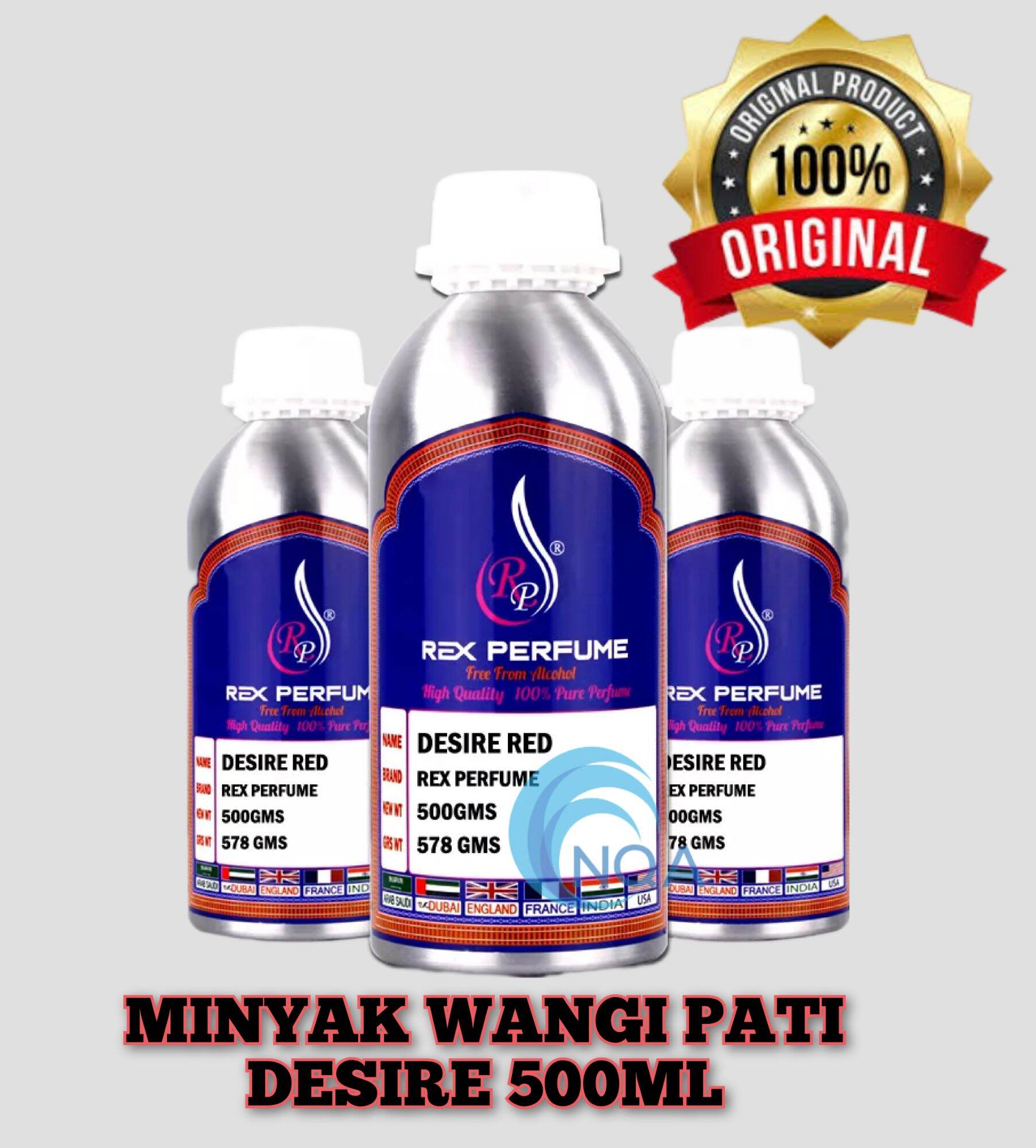 Rex Perfume kasturi kijang 6ml (box 6pcs) 6Ml Travel Size Perfume