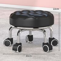 MEIKAIBIN | Swivel wheel sofa stool movable low stool with casters