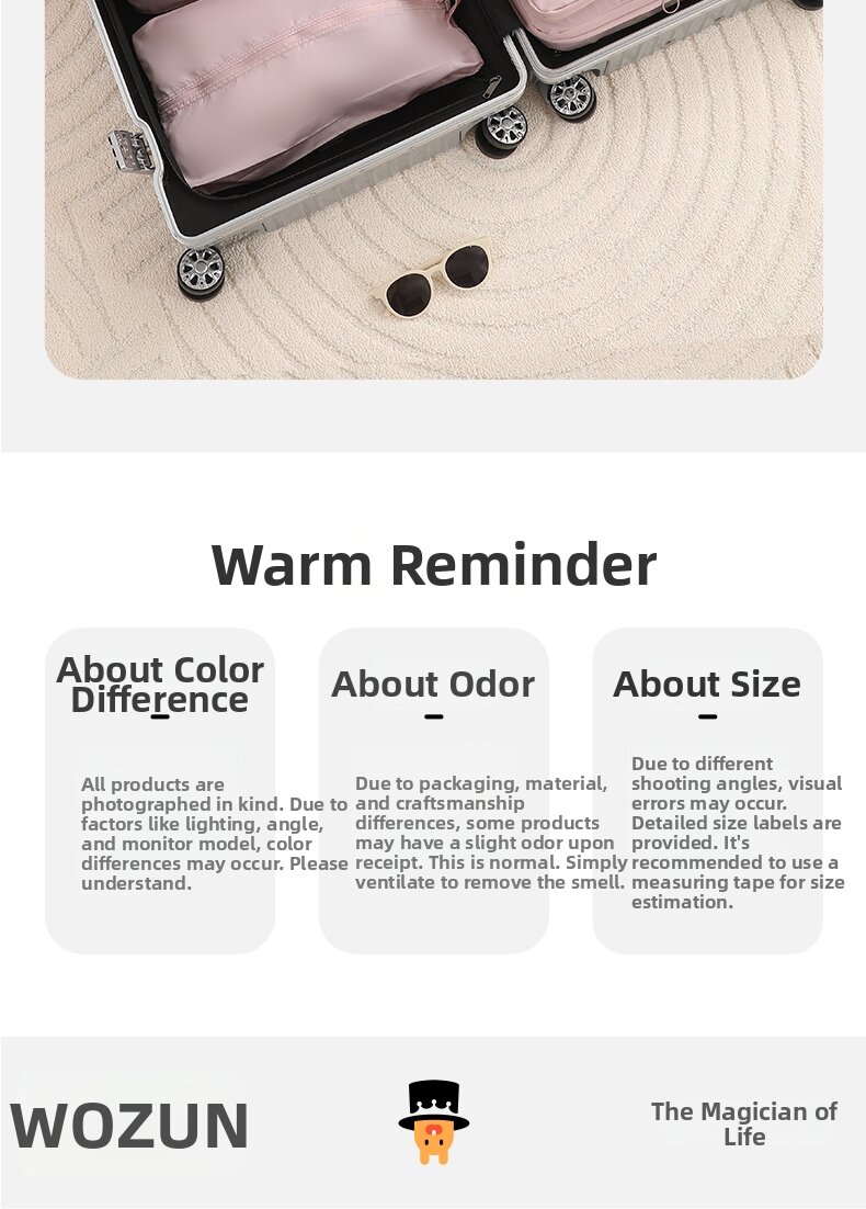 WOZUN Compressible Storage Bag, Portable Organizer For Clothes & Bedding
_voghion.com