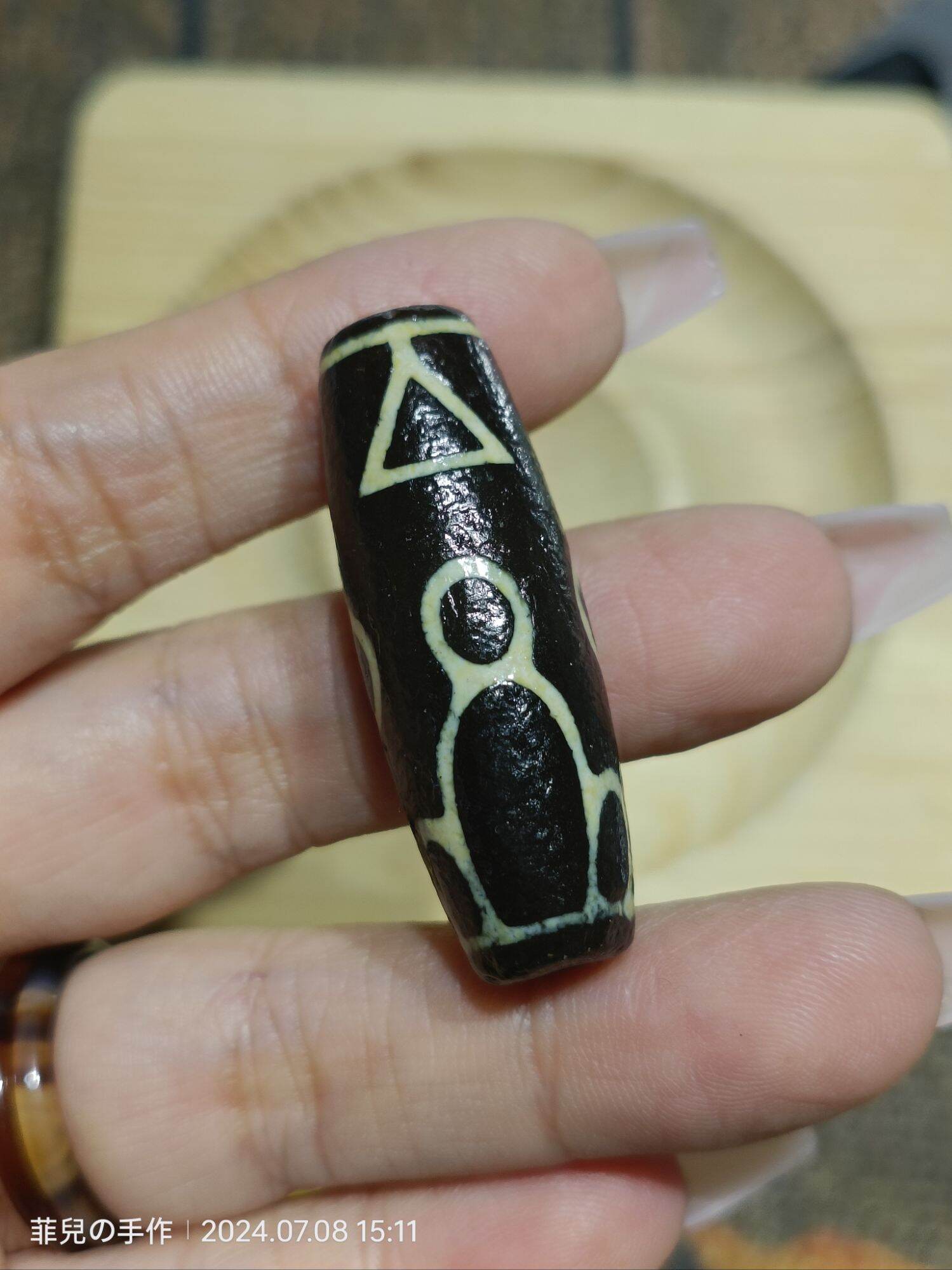 tamago瑪瑙 如意蓮花天珠 8-86 tamago瑪瑙 如意蓮花天珠 8-86 tamago様