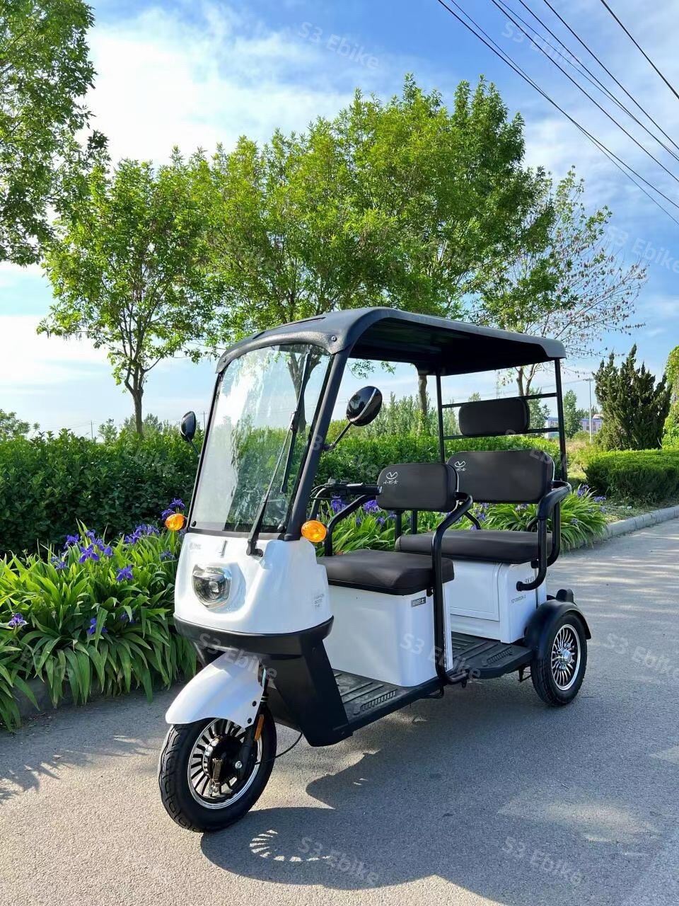 tricycle seat wheels tuk tuk electric scooter new brand bigger