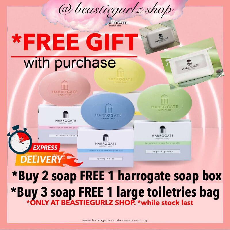 [Agent sah] Harrogate sulphur soap/sabun sulfur 100g PROMO: buy 2 free ...
