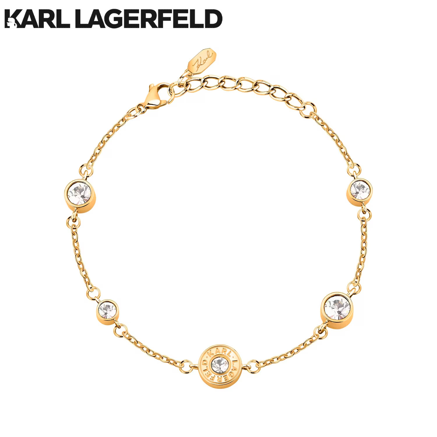 KARL LAGERFELD illume Bracelet Gold 17+3CM KLBJX12 ราคา 5,504 บาท*ส่งฟรี