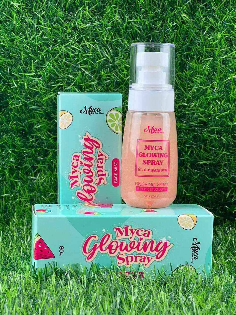 Myca Glowing Spray Face Finishing Spray Lazada