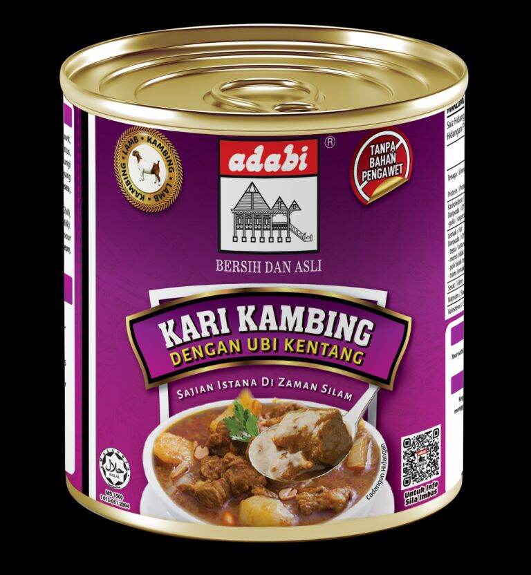 Adabi Rendang Ayam/Kari Ayam/Kari Daging/Kari Kambing 280g | Lazada