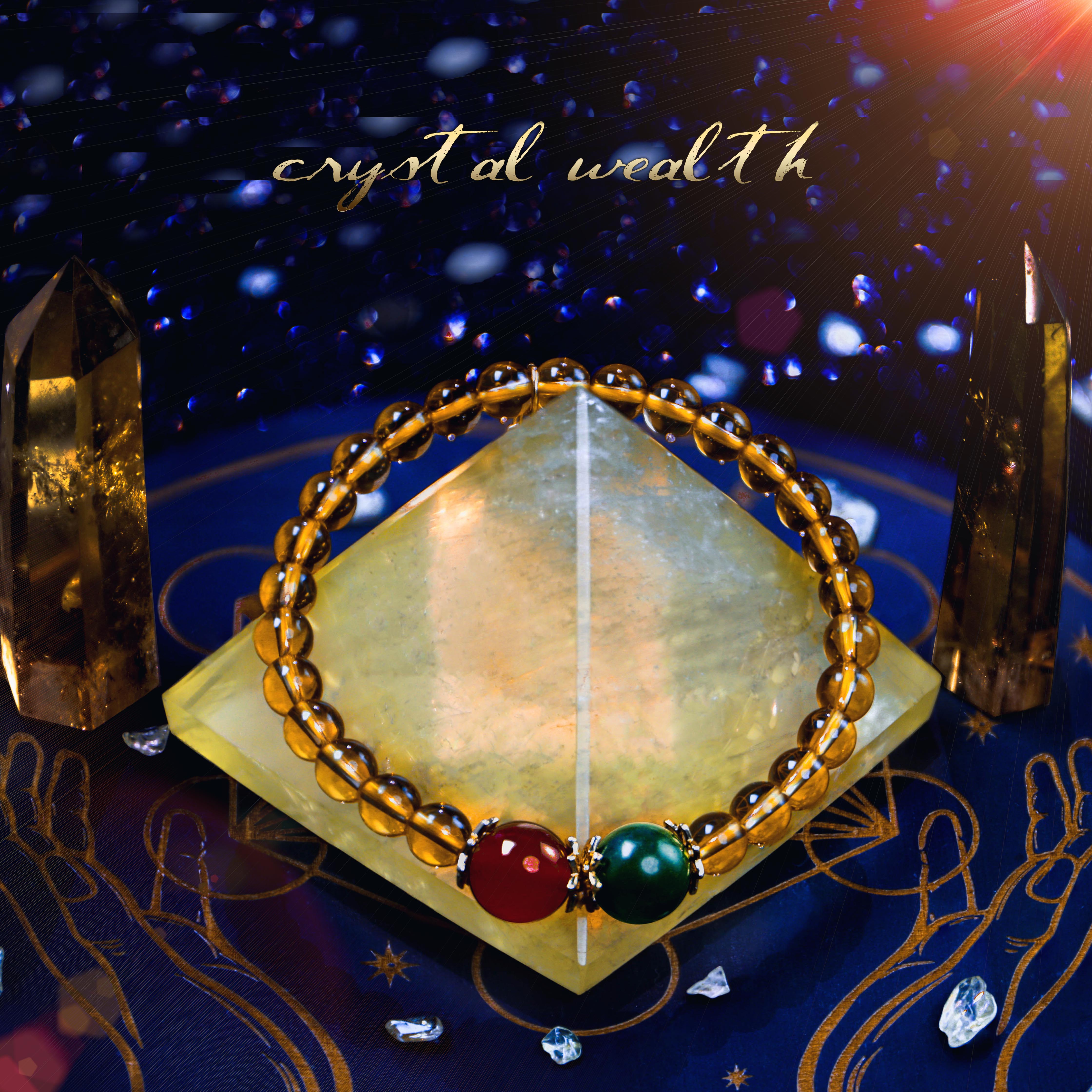 Bracelet ❤️ Crystal Bracelet ❤️ Blessed by a Master, Attracting Wealth and Prosperity ❤️ Improves Fortune, Bestows Blessings, and Brings Abundant Wealth