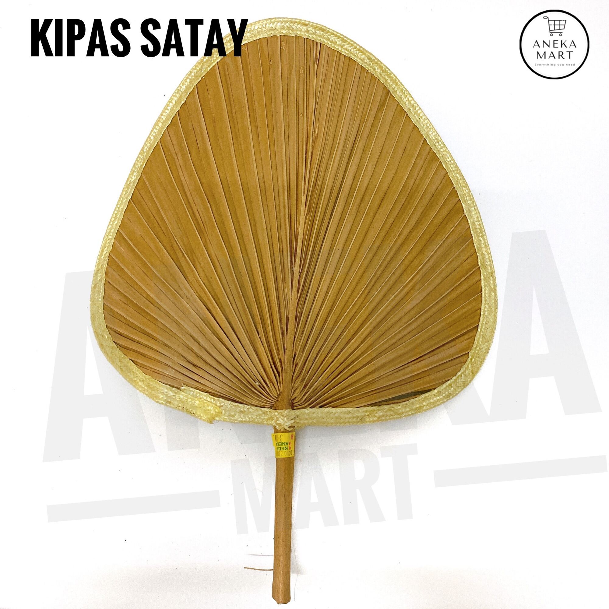 Kipas Satay Besar/ Kipas Sate /Kipas Tangan Daun Traditional Hand Fan ...