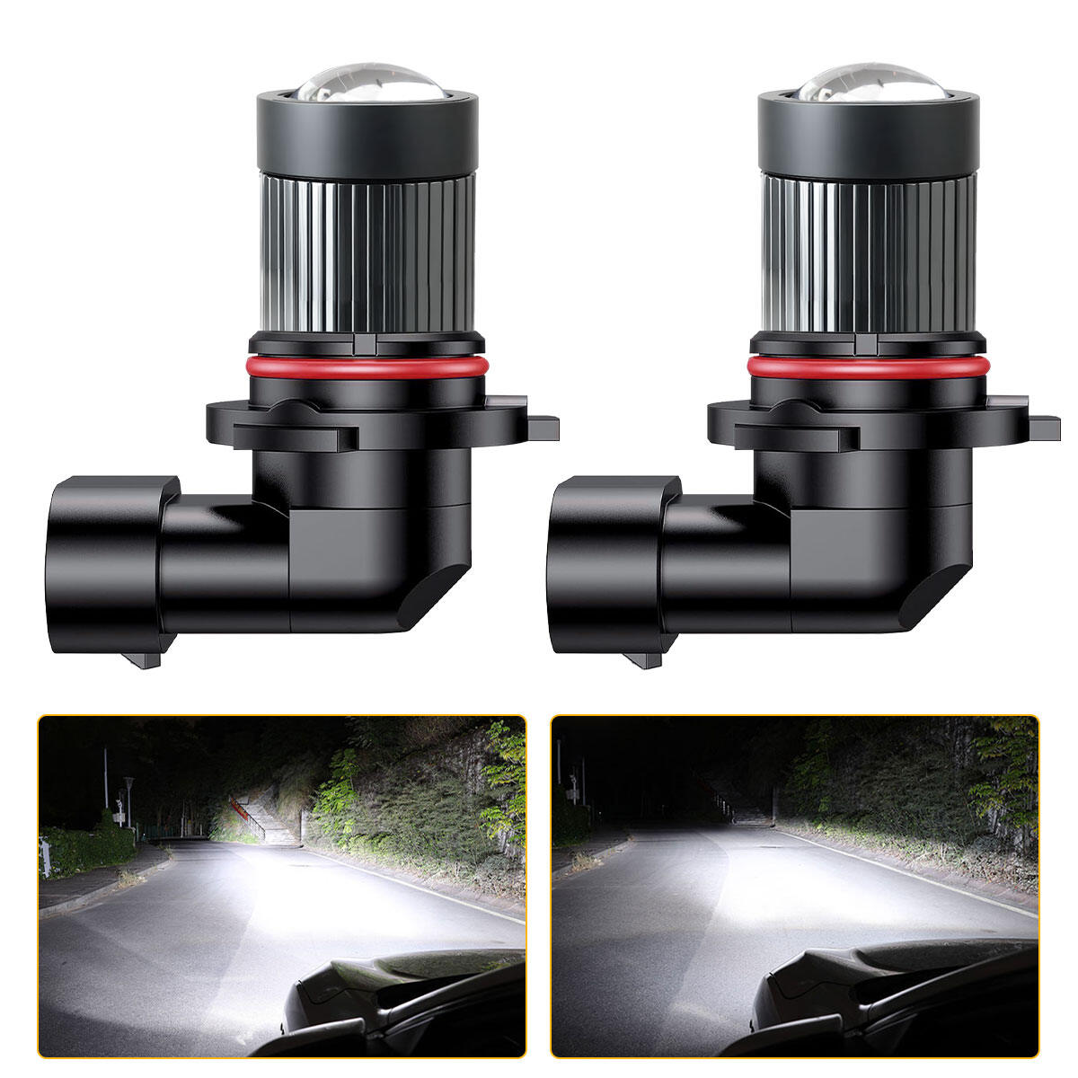 DICN 1 Pair 22000Lm H7 H11 9005 HB3 9006 HB4 LED car Headlight Bulbs CSP Lens White Moto Lamp H4 Scooter Accessories Fog Lights 120W 12V Giá 545,000 Đồng*Miễn phí vận chuyển