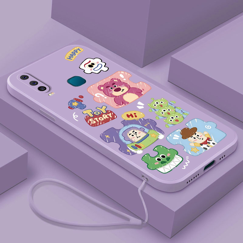 Vivo 1901 1902 1904 1906 V2254 V2206 V2207 V2203 1935 1938 Classic Cartoon Soft Case Cute Disney Lotso Silicone Rubber Cover