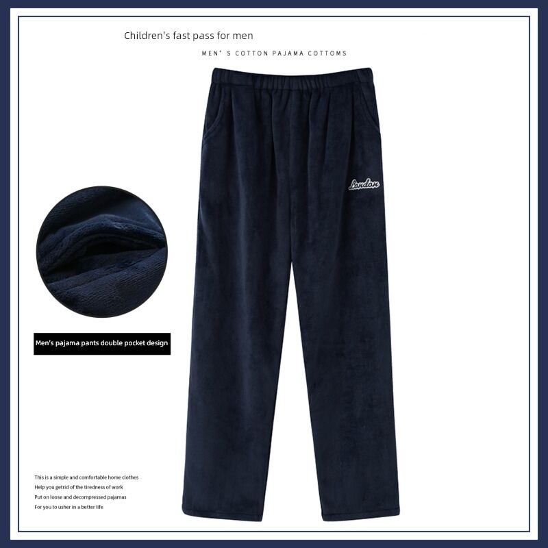 Men's Flannel Winter Pajama Pants for 250 Lazada