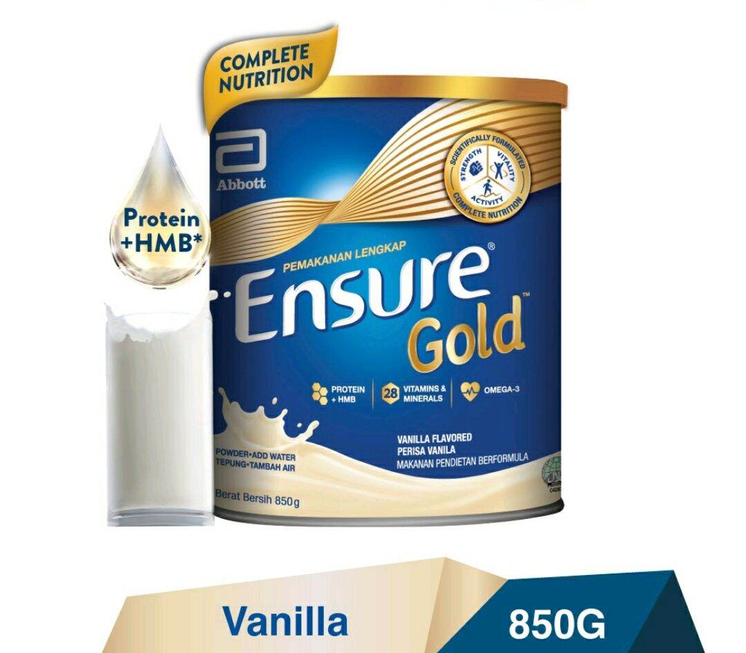Ensure Gold Vanilla 850g (Exp: Jun 2023)