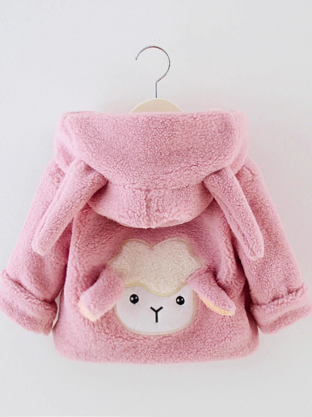 Thickened Fleece Autumn Winter Jacket for Girls Children's Cotton Clothes Warm Stylish Baby Girl Outwear Zipper Closure Coat Harga  133 Ringgit*Penghantaran Percuma