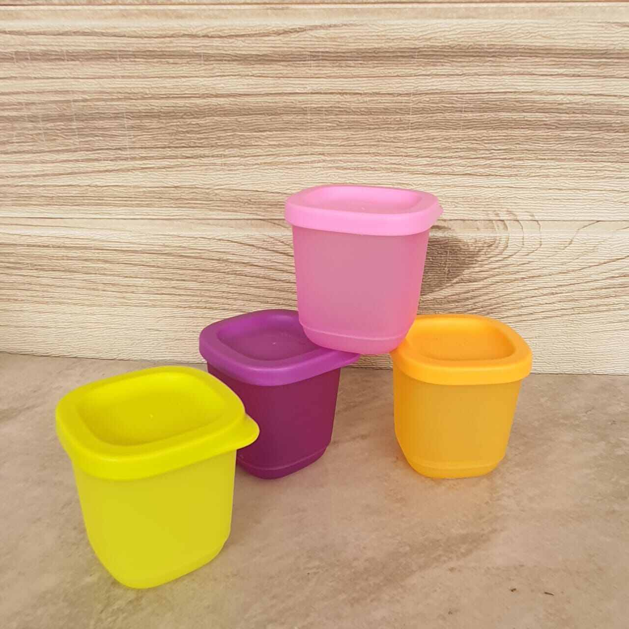 Tupperware Small Round Container 80ml /150ml ( 2pc/4pc)