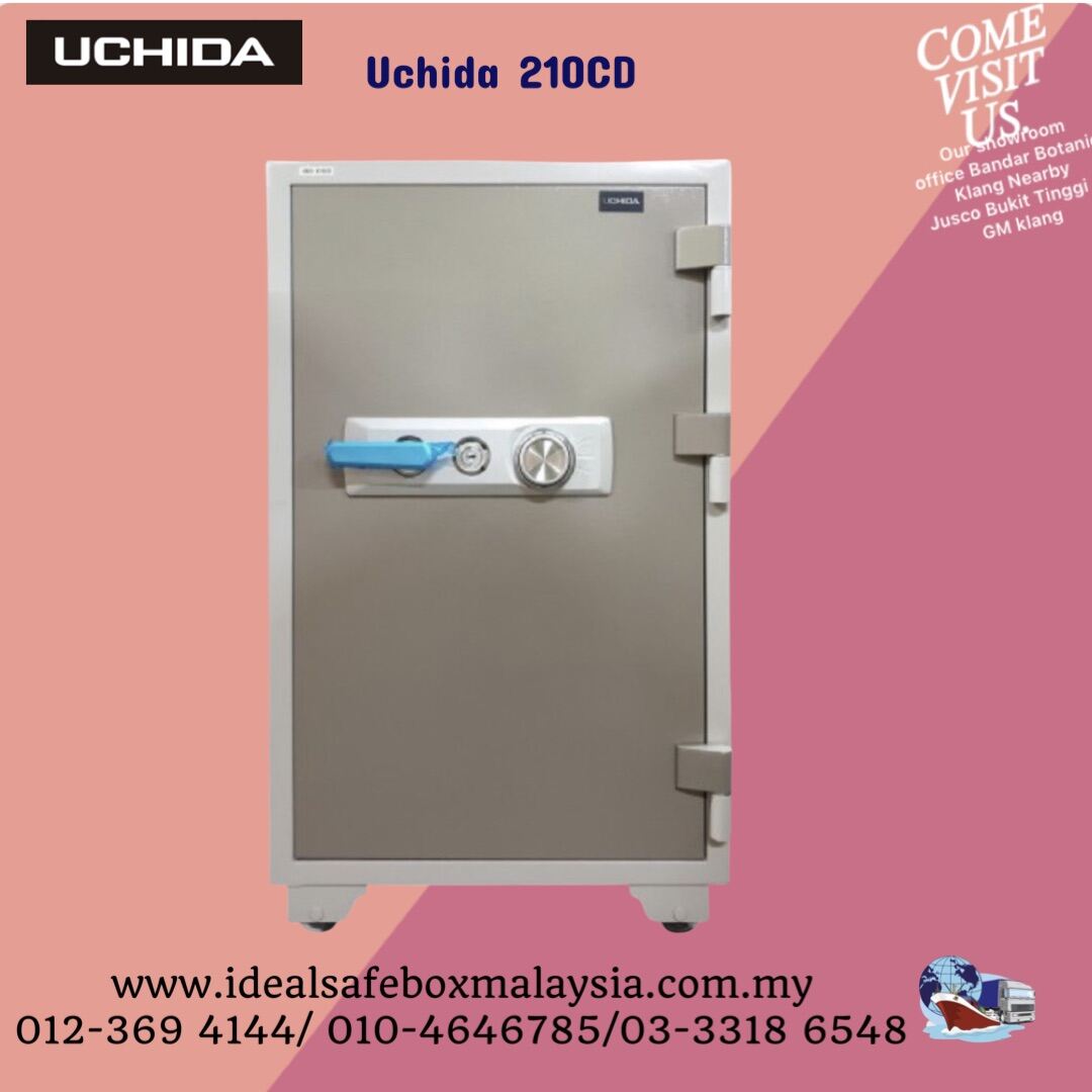 Uchida UCHIDA UBO210CD HOME SAFE uchida safety box 210CD peti besi Uchida 210Cd fire resistance