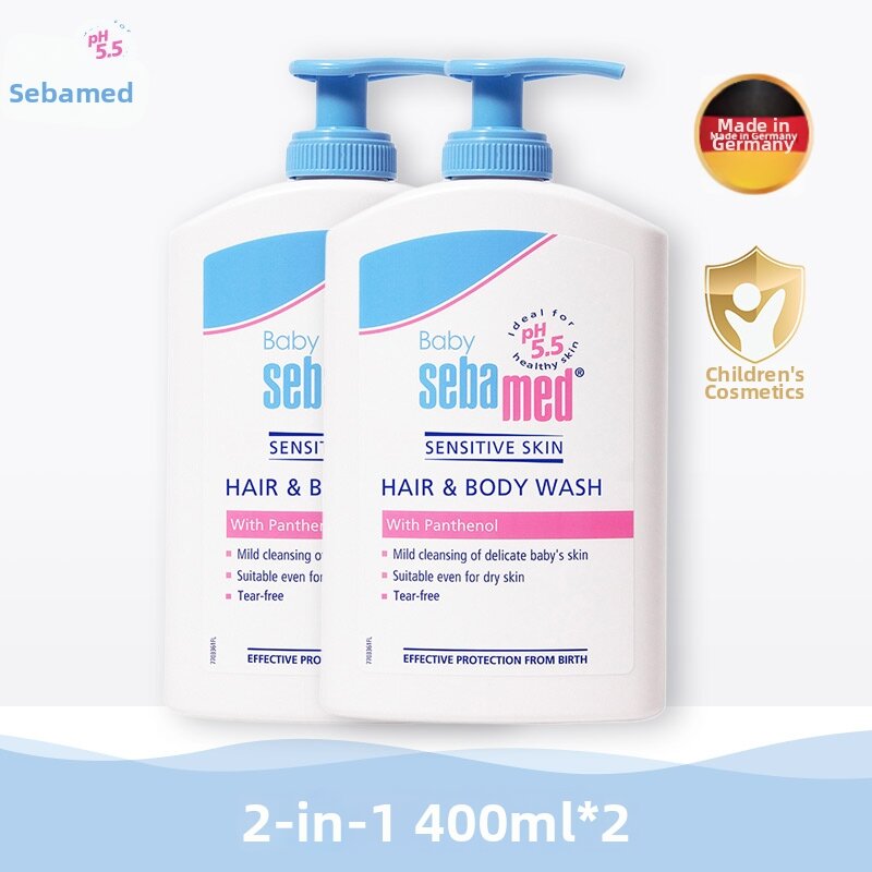 Sebamed | Two-in-One Gentle Cleaning Moisturizing Baby Shampoo and Body Wash