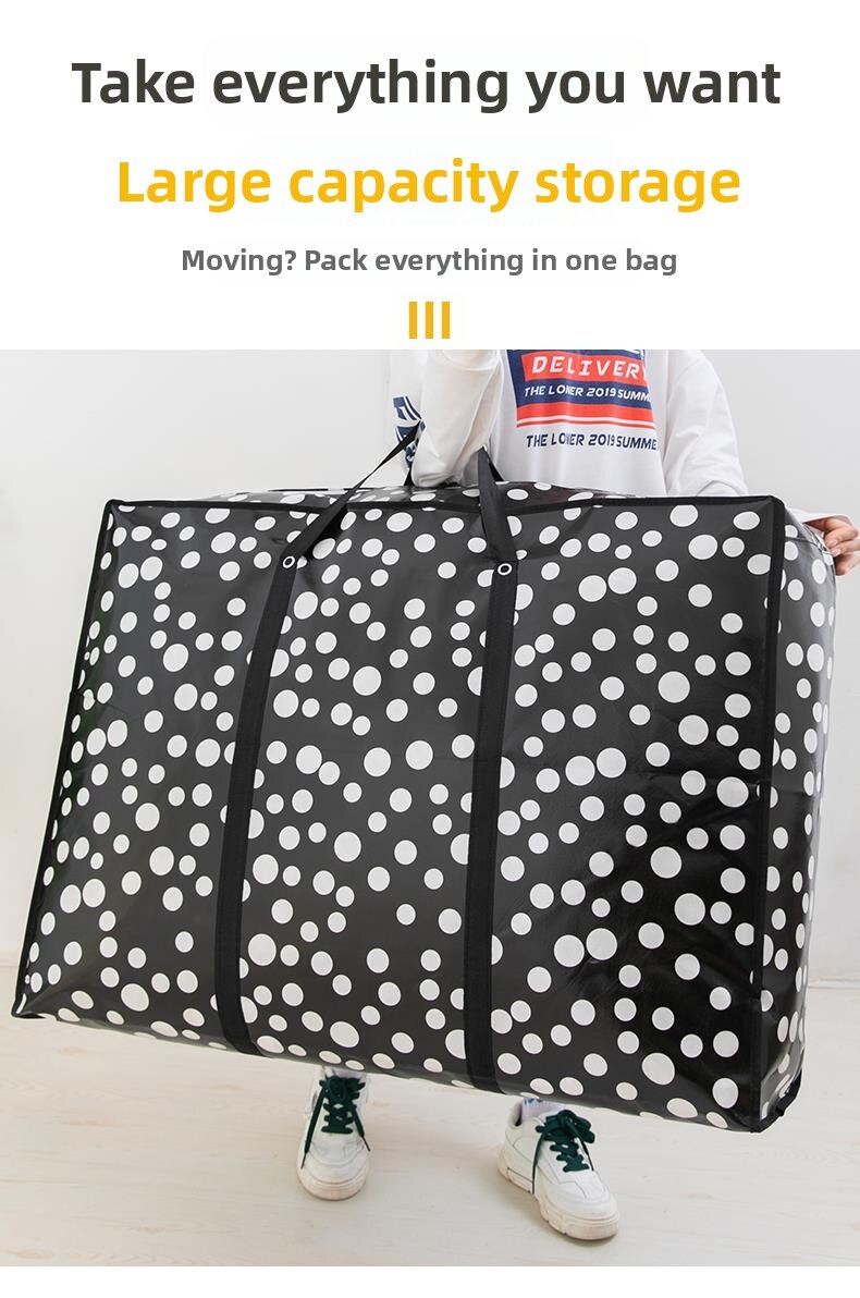 Heavy Duty Large Capacity Storage Bag For Clothes And Quilts_voghion.com