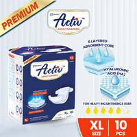 Activ Premium Adult Diapers Super High Absorption - Size XL 10s