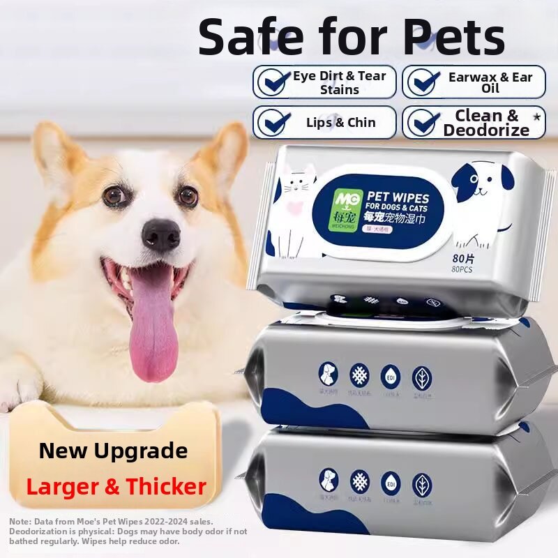 MONLEYTA | Antibacterial Tear Stain Paw Cleaning Pet Wipes - Jenama MONLEYTA Harga 135 Ringgit*Penghantaran Percuma