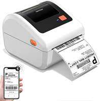 Phomemo D450BT A6 A7 Waybill Printer – USB & Bluetooth Connect Inkless Thermal Printer with 30 Free A6 Shipping Labels