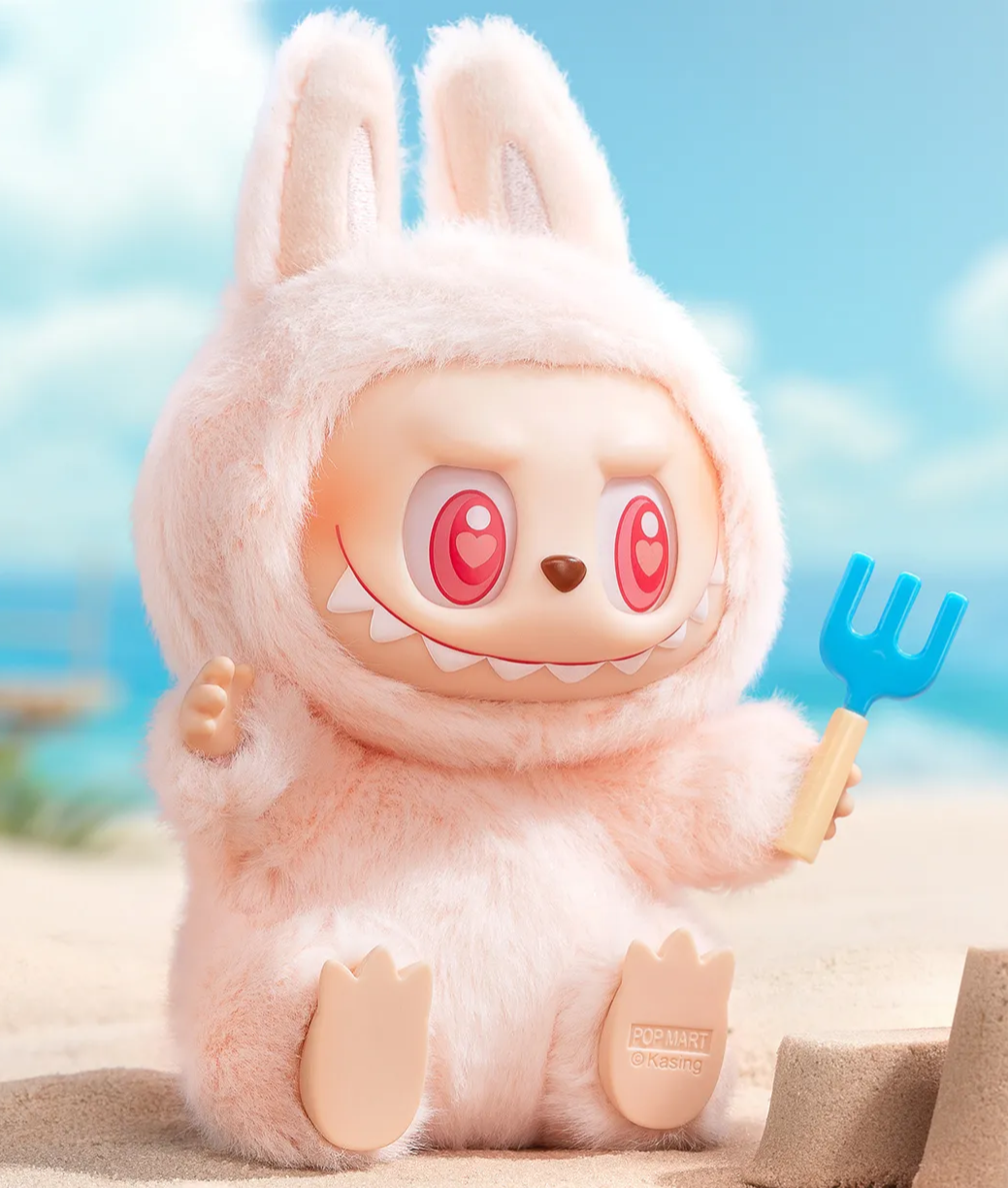 authentic labubu have a seat keychain (dada)