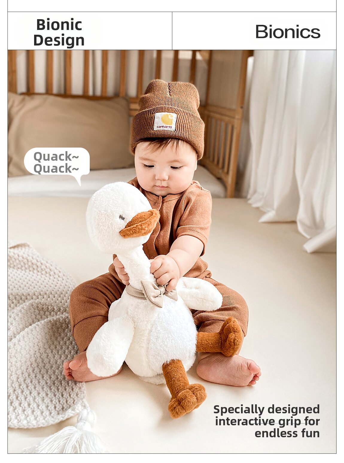 BEIESTATE Talking Plush Doll, Interactive Educational Toy For Infants
_voghion.com