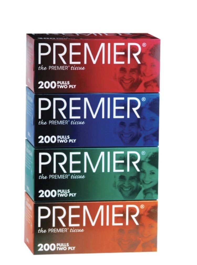 PREMIER Facial Tissue (4 Boxes x 100/200's) | Lazada