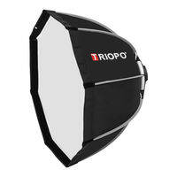 Triopo Softbox 55cm 65cm 90cm 120cm Bowens Mount Portable Octagon Umbrella Outdoor SoftBox + Carrying Bag for Studio Flash Softbox
