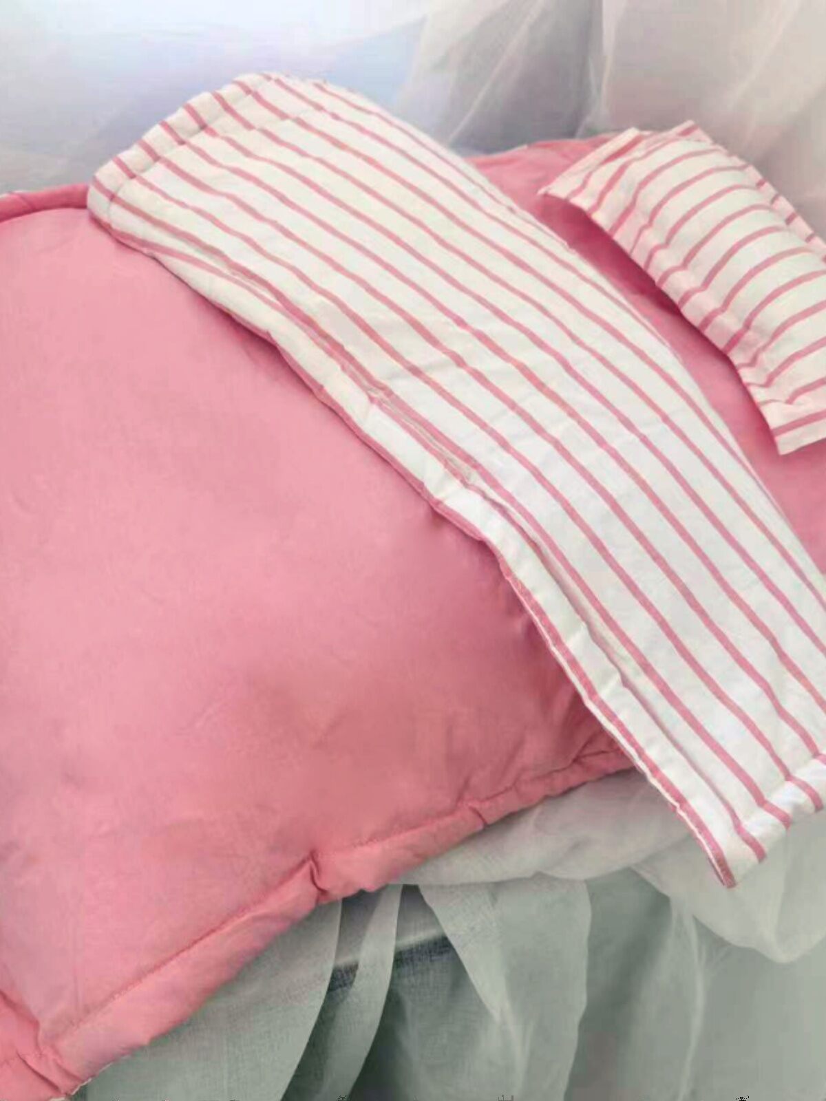 Detachable Washable Pet Bed Mat Three-Piece Set for Small Dogs And Cats Two-Sided Use All-Season Universal Dog House Cat Nest Harga  123 Ringgit*Penghantaran Percuma