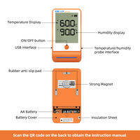 RCYAGO Elitech GSP-6PRO High-precision Digital USB Temperature Data Logger with NTC Sensor[Product Upgrade]