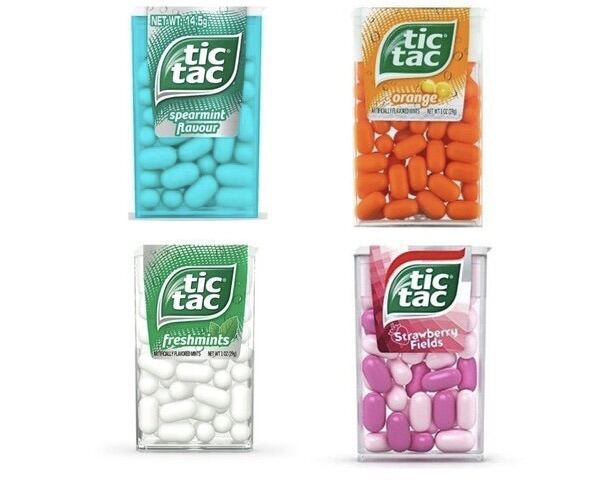 Tic Tac Mini Candy 14gmx1pcs Orange Freshmint Spearmint Strawberry Lazada