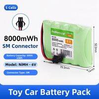 Doublepow | High Capacity Rechargeable 3.7V Battery Remote Control Car