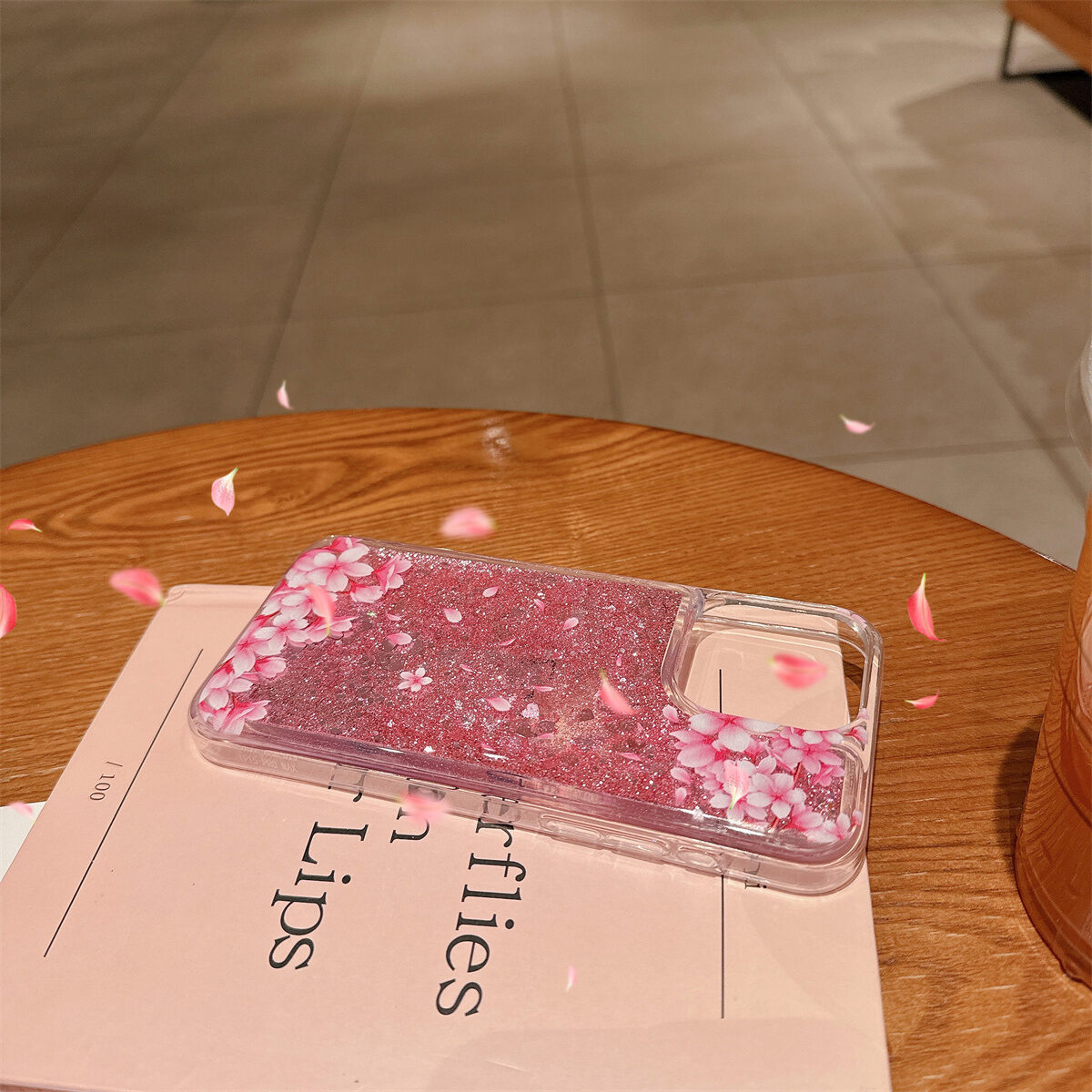 Blumen Handyhülle Für Iphone Mit Rosa Pfirsichblüten Design_voghion.com