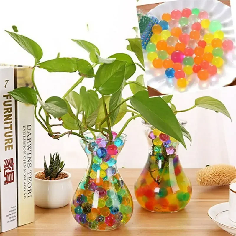Water Ball Water Soil Ball Plant Decor Mix Color Water Balls Crystal Pearls Jelly Gel Bead for Orbeez